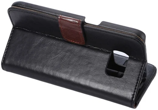 Samsung Galaxy S7 Bookcase Hoesje Met Pasjes Zwart afbeelding 7