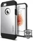 Spigen Tough Armor Hoesje iPhone SE Satin Silver afbeelding 1