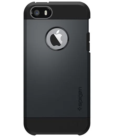 Spigen Tough Armor Hoesje iPhone SE Metal Slate afbeelding 8