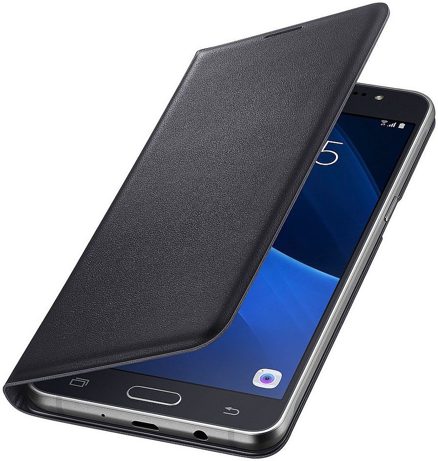 Samsung Galaxy J5 (2016) Wallet Case Zwart afbeelding 3