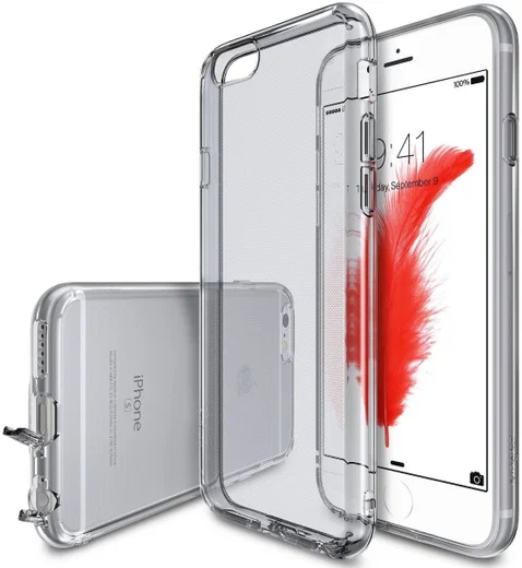 Ringke Air Apple iPhone 6S Hoesje Smoke Black afbeelding 1