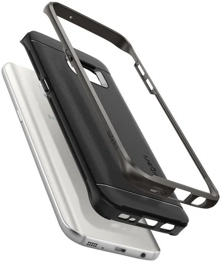 Spigen Neo Hybrid Hoesje Galaxy S7 Edge Gunmetal afbeelding 9