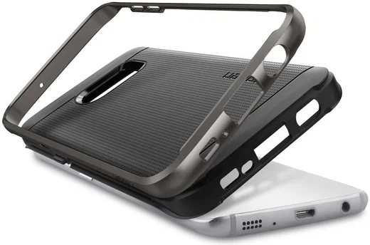 Spigen Neo Hybrid Hoesje Galaxy S7 Edge Gunmetal afbeelding 18