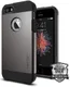 Spigen Tough Armor Hoesje iPhone SE Gunmetal afbeelding 1