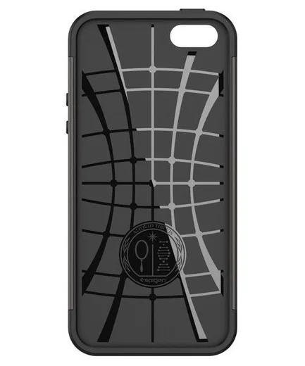 Spigen Slim Armor Hoesje iPhone SE Gunmetal afbeelding 4