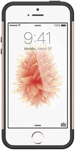 Spigen Slim Armor Hoesje iPhone SE Rose Gold afbeelding 4