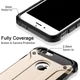Apple iPhone 5/5S/SE Hoesje Shock Proof Hybride Back Cover Goud afbeelding 4