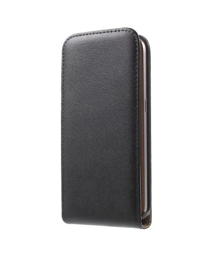 Samsung Galaxy S7 Flip Hoesje Verticaal Zwart afbeelding 3
