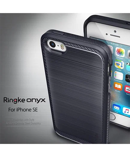 Ringke Onyx Hoesje Apple iPhone SE Grijs afbeelding 3