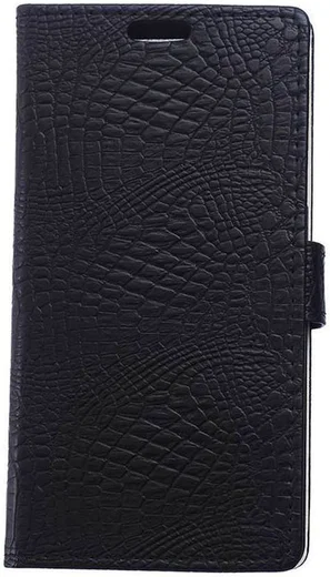 Samsung Galaxy J5 (2016) Krokodil Flipcase Zwart afbeelding 3