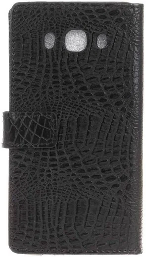 Samsung Galaxy J5 (2016) Krokodil Flipcase Zwart afbeelding 5