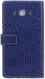 Samsung Galaxy J5 (2016) Krokodil Flipcase Donker Blauw afbeelding 4