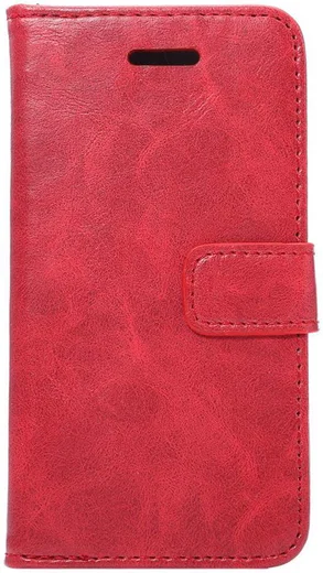 Apple iPhone SE / 5S / 5 Hoesje Portemonnee Rood afbeelding 7