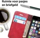 Apple iPhone SE / 5S / 5 Hoesje Portemonnee Rood afbeelding 2