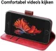 Apple iPhone SE / 5S / 5 Hoesje Portemonnee Rood afbeelding 4