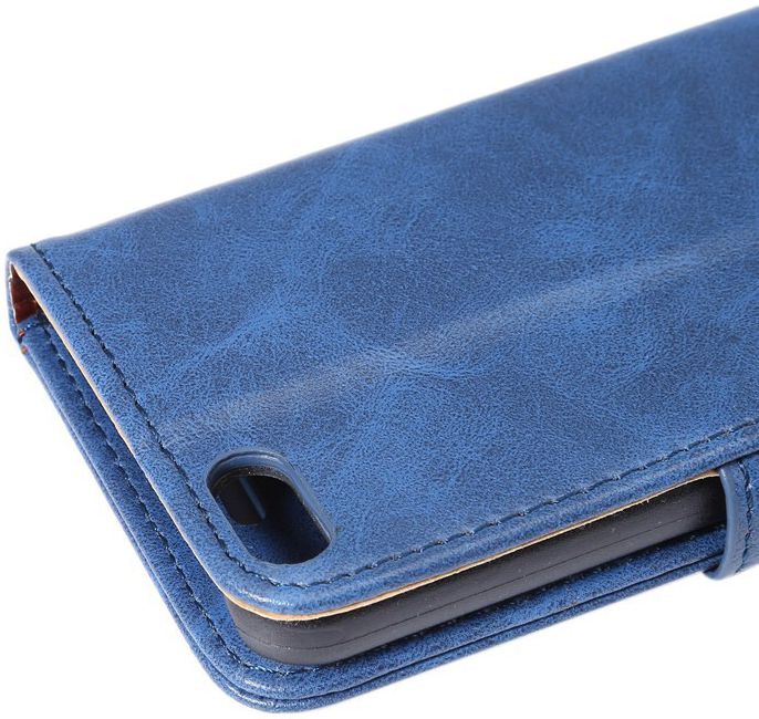 Apple iPhone SE / 5S / 5 Hoesje Portemonnee Donker Blauw afbeelding 11