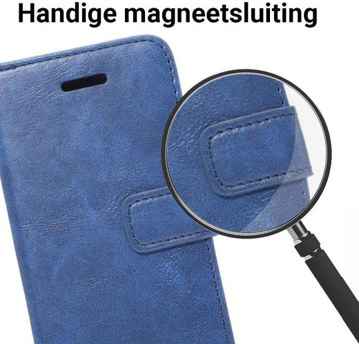 Apple iPhone SE / 5S / 5 Hoesje Portemonnee Donker Blauw afbeelding 3