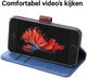 Apple iPhone SE / 5S / 5 Hoesje Portemonnee Donker Blauw afbeelding 4