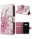 Samsung Galaxy J1 (2016) Flip Hoesje Plum Blossom afbeelding 1