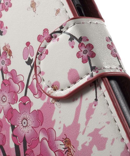 Samsung Galaxy J1 (2016) Flip Hoesje Plum Blossom afbeelding 8