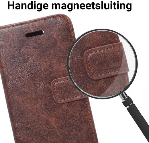 Apple iPhone SE / 5S / 5 Hoesje Portemonnee Brown afbeelding 3
