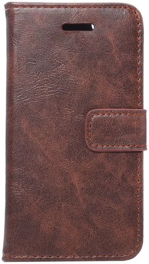 Apple iPhone SE / 5S / 5 Hoesje Portemonnee Brown afbeelding 7