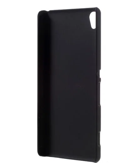 Sony Xperia XA Rubber Hard Hoesje Zwart afbeelding 6