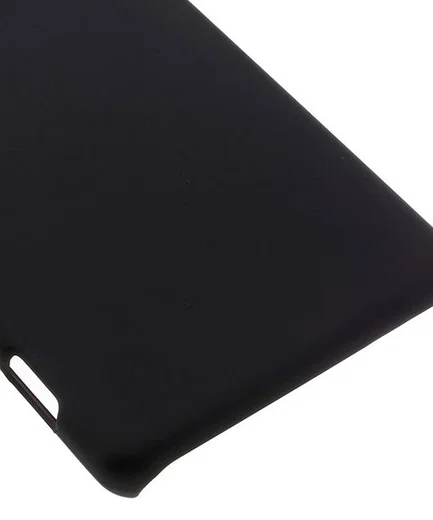 Sony Xperia XA Rubber Hard Hoesje Zwart afbeelding 9