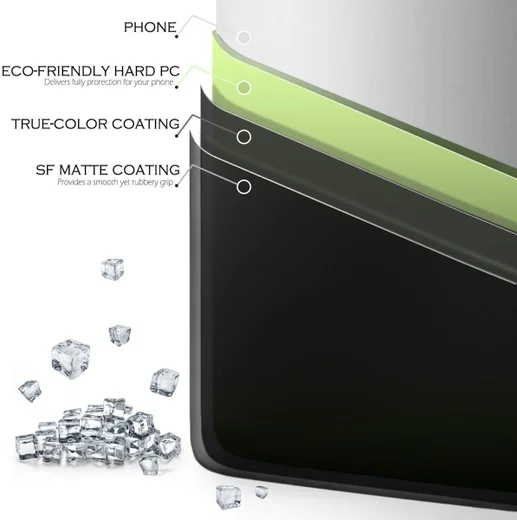 Sony Xperia XA Rubber Hard Hoesje Zwart afbeelding 4