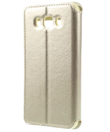 Samsung Galaxy J7 (2016) Roar Window Hoesje Goud afbeelding 2