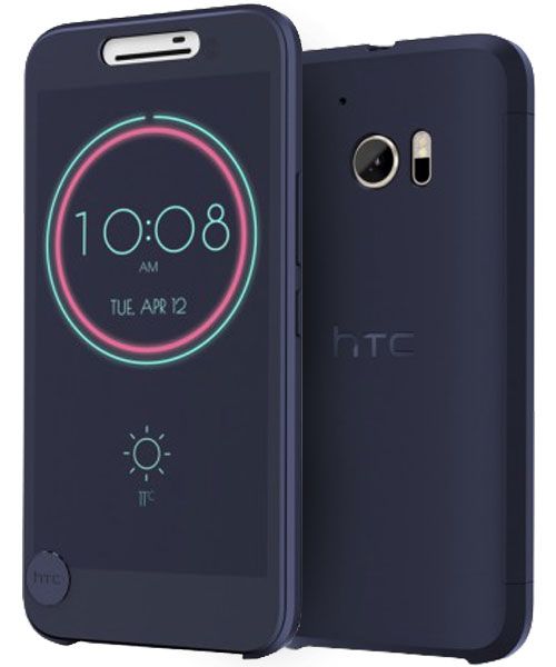 Origineel HTC 10 Hoesje Ice View Blauw afbeelding 1