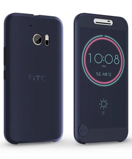 Origineel HTC 10 Hoesje Ice View Blauw afbeelding 4