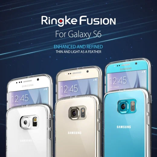 Ringke Fusion Samsung Galaxy S6 hoesje doorzichtig Crystal View afbeelding 8