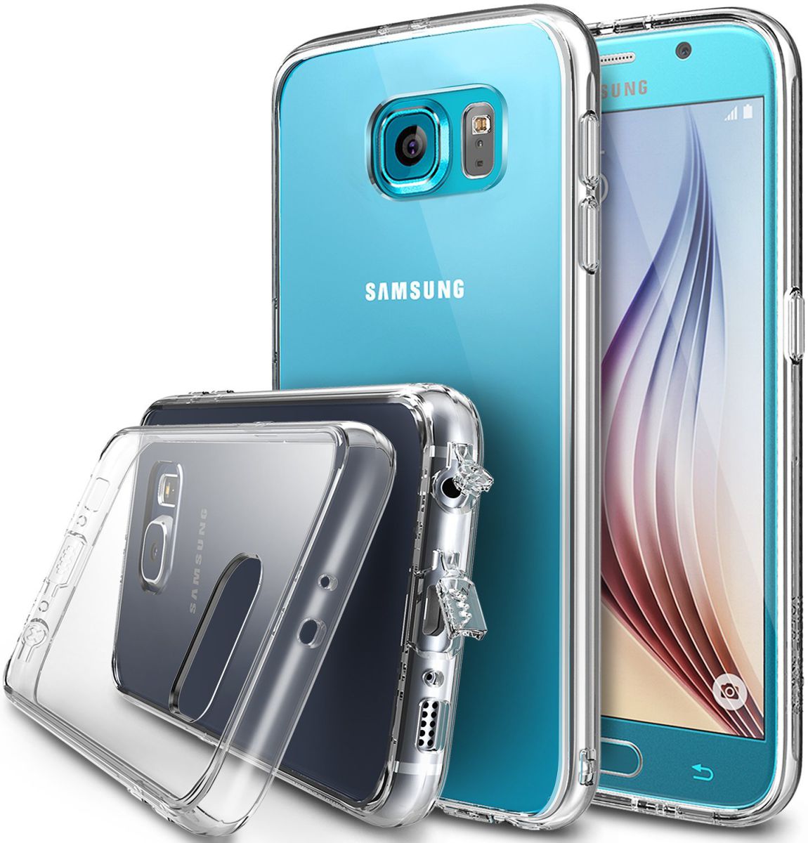 Ringke Fusion Samsung Galaxy S6 hoesje doorzichtig Crystal View afbeelding 1