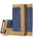 Apple iPhone SE/5/5S Caseme Canvas Skin Portemonnee Hoesje Blauw afbeelding 2