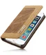 Apple iPhone SE/5/5S Caseme Canvas Skin Portemonnee Hoesje Bruin afbeelding 5