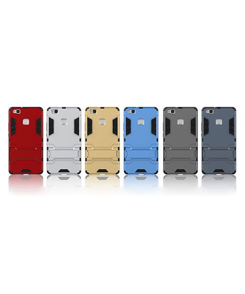 Hybride Huawei P9 Lite Hoesje Zilver afbeelding 8