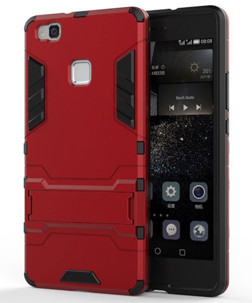 Hybride Huawei P9 Lite Hoesje Rood afbeelding 1