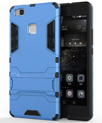Hybride Huawei P9 Lite Hoesje Blauw afbeelding 1