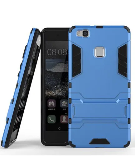Hybride Huawei P9 Lite Hoesje Blauw afbeelding 2