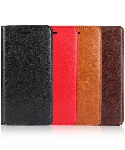 Echt Leren Huawei P9 Lite Bookcase Hoesje Met Pasjes Bruin afbeelding 7