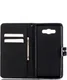 Samsung Galaxy J7 (2016) Portemonnee Hoesje Don't Touch My Phone Print afbeelding 2