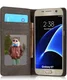 Samsung Galaxy S7 Canvas Portemonnee Bookcase Hoesje Zwart afbeelding 2