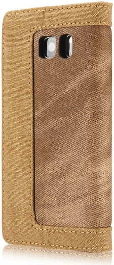Samsung Galaxy S7 Canvas Portemonnee Bookcase Hoesje Bruin afbeelding 9