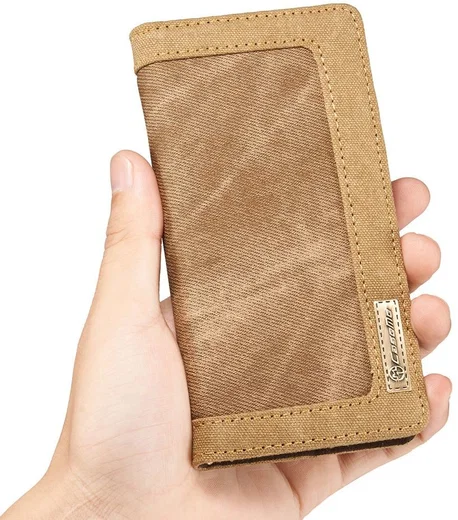Samsung Galaxy S7 Canvas Portemonnee Bookcase Hoesje Bruin afbeelding 12