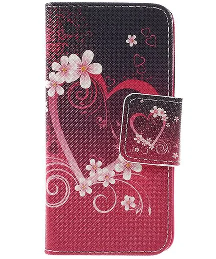 Samsung Galaxy J5 (2016) Print Hoesje Heart Flowers afbeelding 5