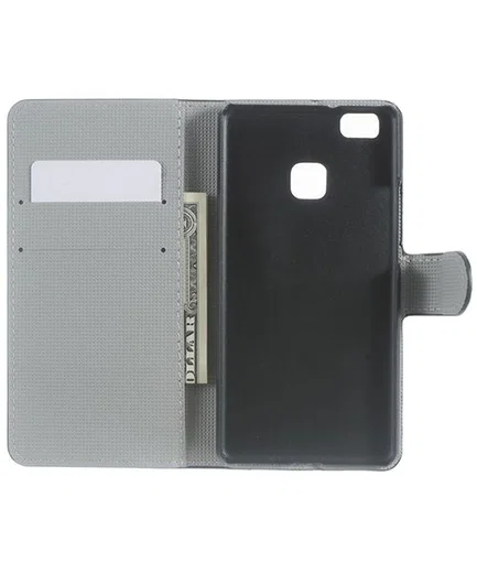 Huawei P9 Lite Portemonnee Print Hoesje Butterfly afbeelding 2