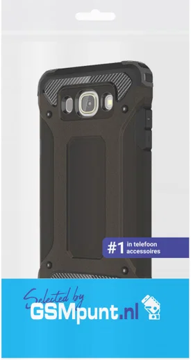 Samsung Galaxy J5 (2016) Hybride Hoesje Zwart afbeelding 4