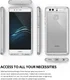 Ringke Fusion Hoesje Huawei P9 Doorzichtig Smoke Black afbeelding 6