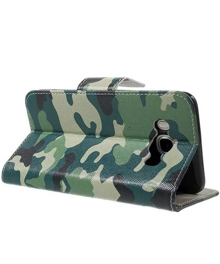 Samsung Galaxy J5 (2016) Camouflage Hoesje met Portemonnee Functie afbeelding 4